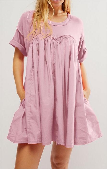 Women’s Summer Pleated Babydoll Dress with Pockets✨Buy 2 Free Shipping