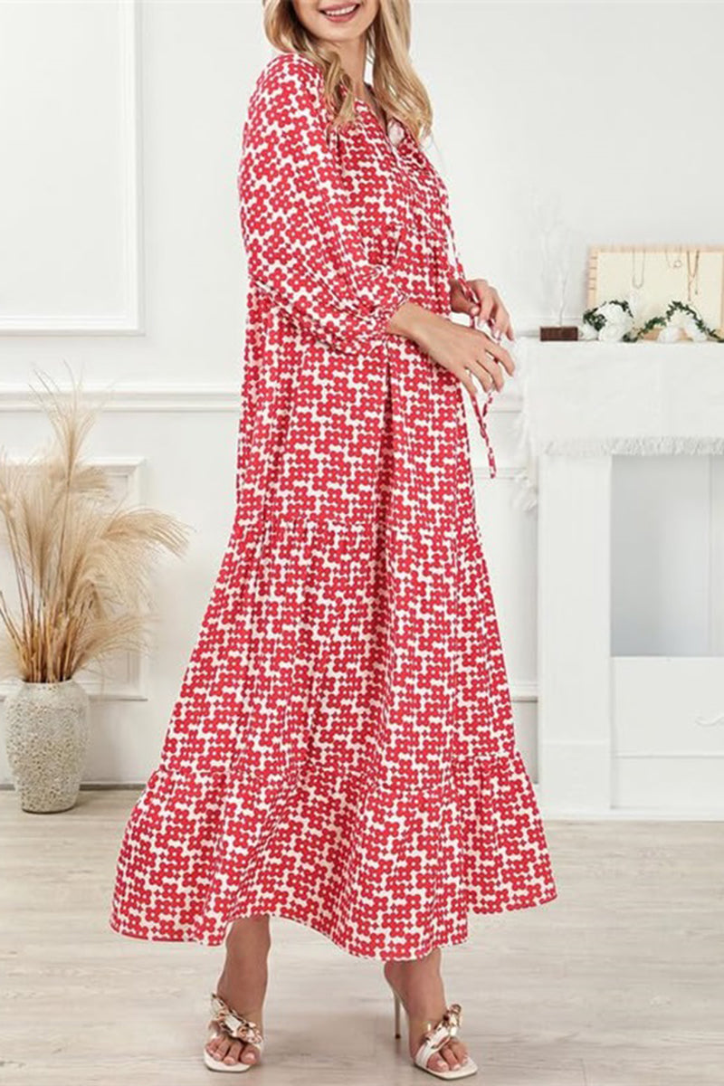 Women's Boho Puff Sleeve Maxi Dress✨Buy 2 Free Shipping