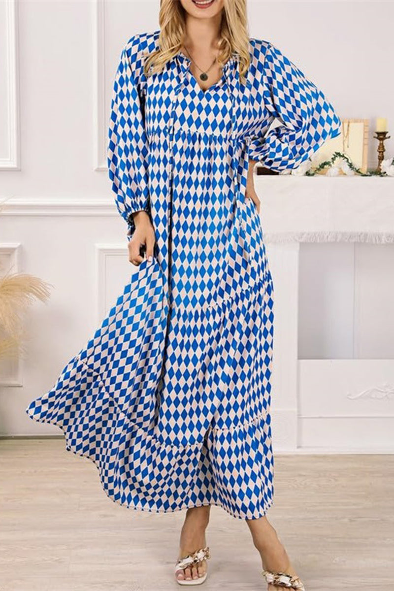 Women's Boho Puff Sleeve Maxi Dress✨Buy 2 Free Shipping