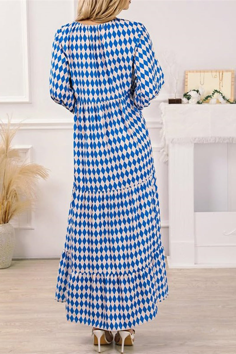 Women's Boho Puff Sleeve Maxi Dress✨Buy 2 Free Shipping