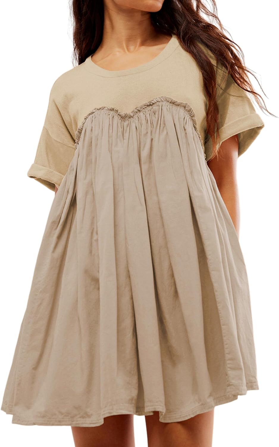 Women’s Summer Pleated Babydoll Dress with Pockets✨Buy 2 Free Shipping