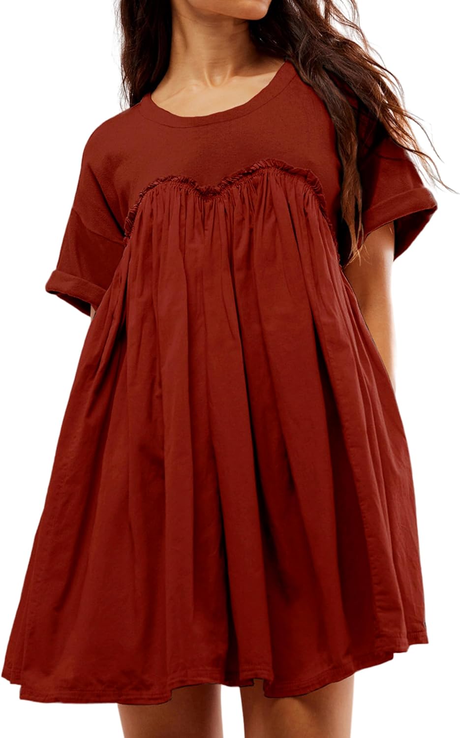 Women’s Summer Pleated Babydoll Dress with Pockets✨Buy 2 Free Shipping