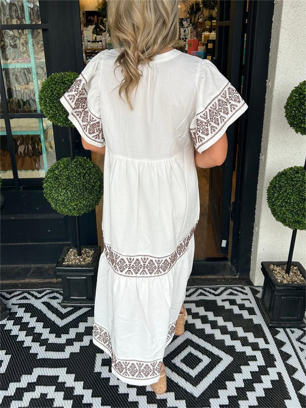 Women's V-Neck Boho Maxi Dress With Pockets✨Buy 2 Free Shipping