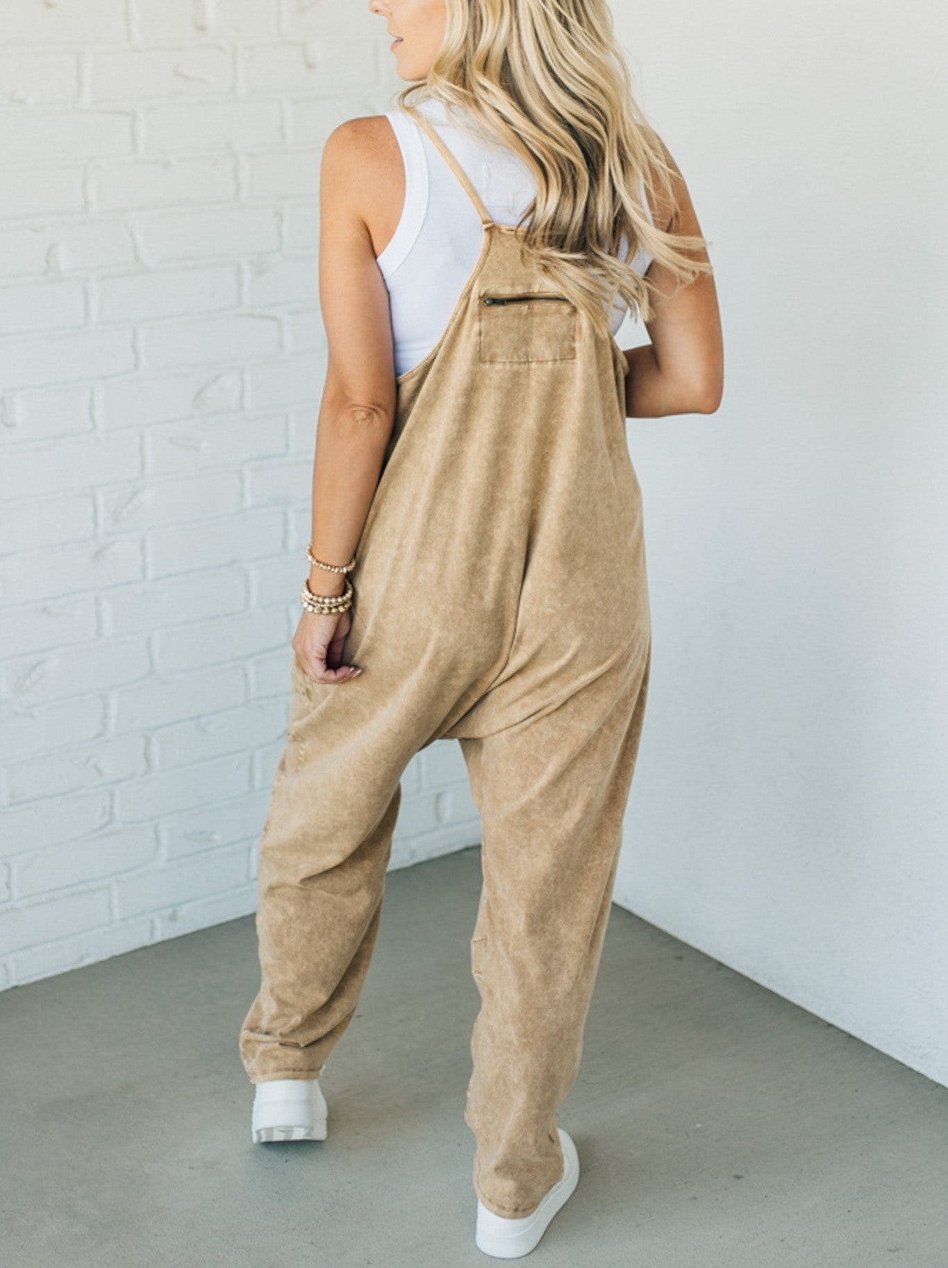 Women's Mineral Wash Jumpsuit With Pockets✨Buy 2 Free Shipping