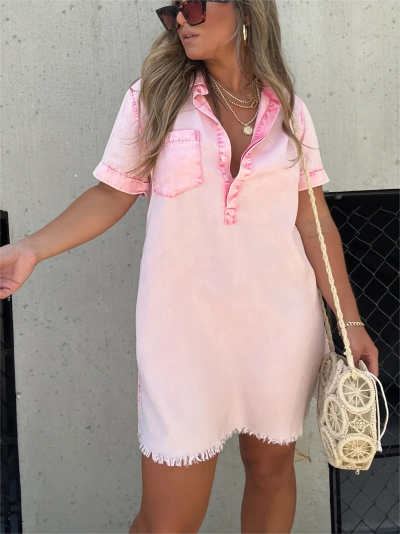 Women's Washed Shirt Dress✨Buy 2 Free Shipping