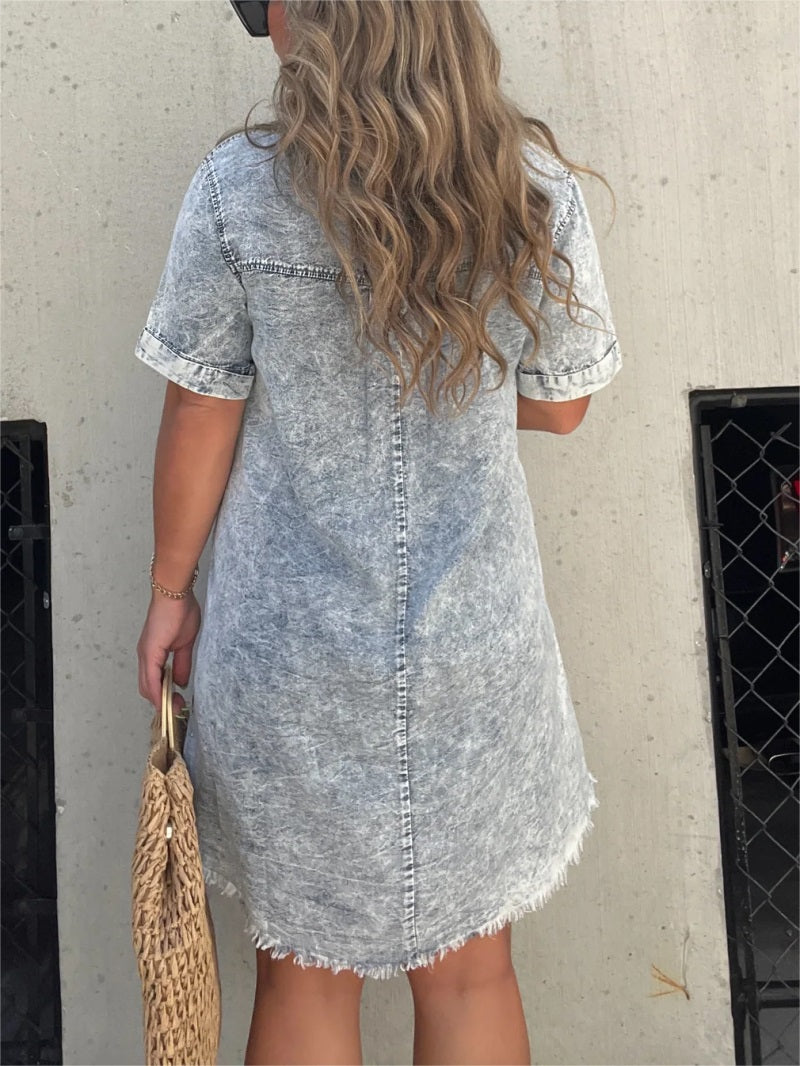 Women's Washed Shirt Dress✨Buy 2 Free Shipping